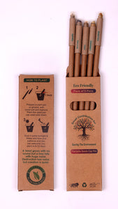 PLANTABLE SEED CAP WITH PAPER PEN (5 pcs)