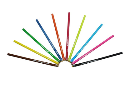 PLANTABLE SEED COLOUR  PAPER PENCIL (10 pcs)