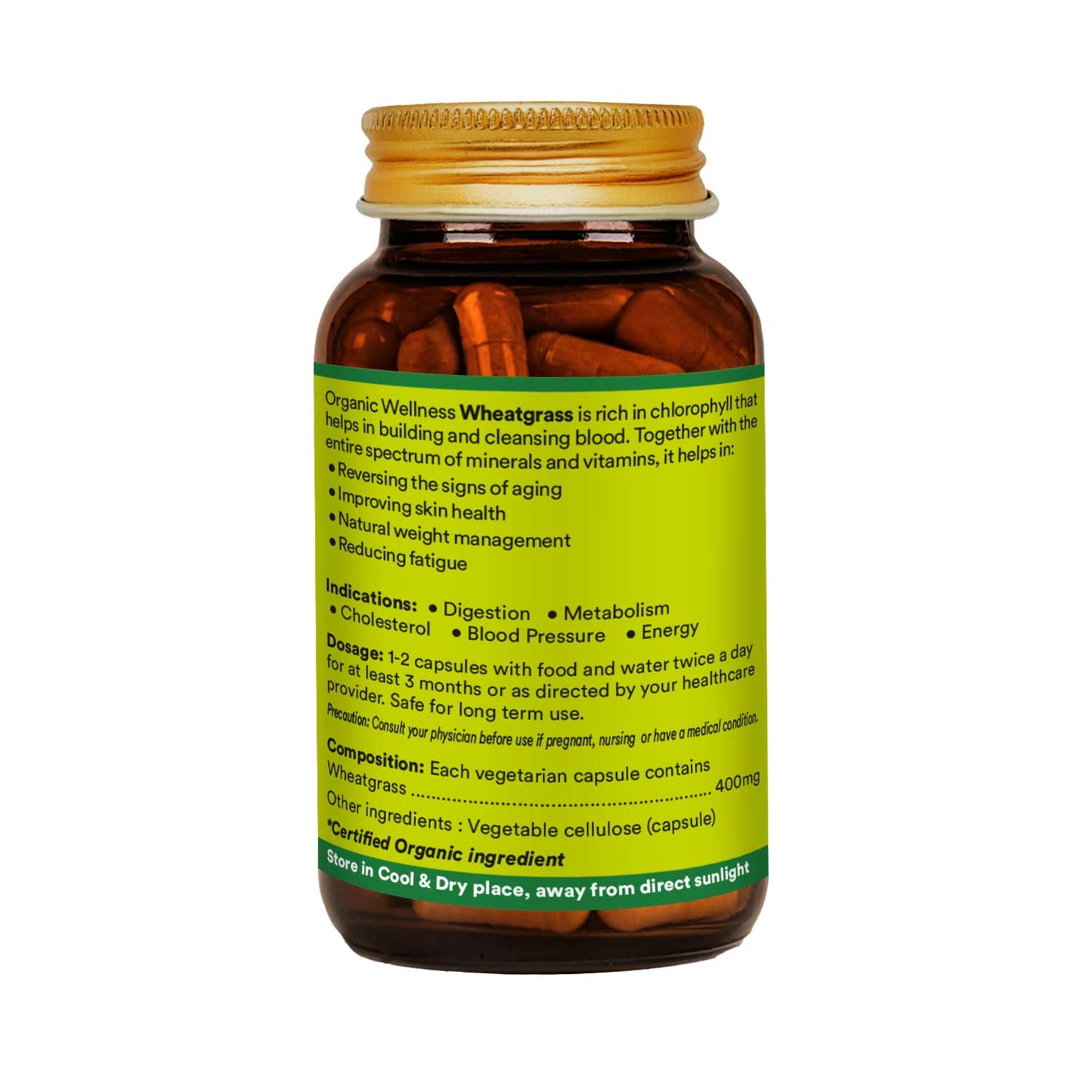 Wheatgrass 90 Capsules