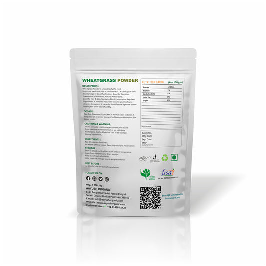 Aayush Organic Wheatgrass Powder
