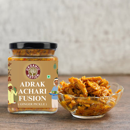 ADRAK ACHARI FUSION (Ginger Pickle)
