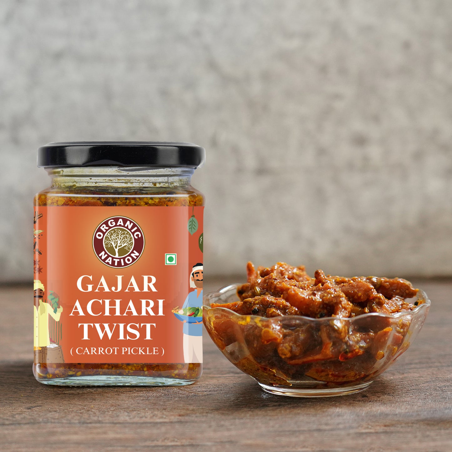 GAJAR ACHARI TWIST (Carrot Pickle)