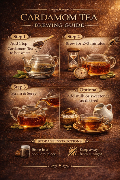 Kerala naturals Premium Cardamom Tea 200g