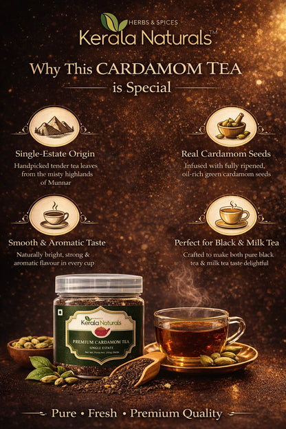 Kerala naturals Premium Cardamom Tea 200g