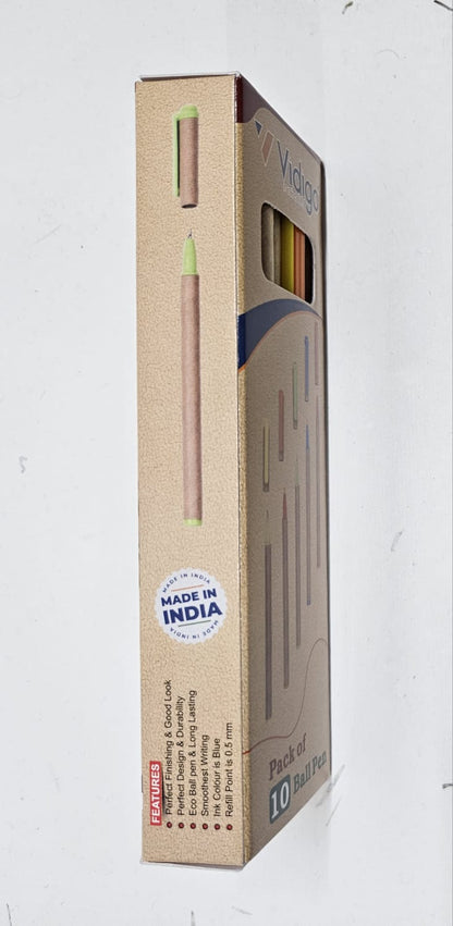 Eco paper pen (10 pcs)