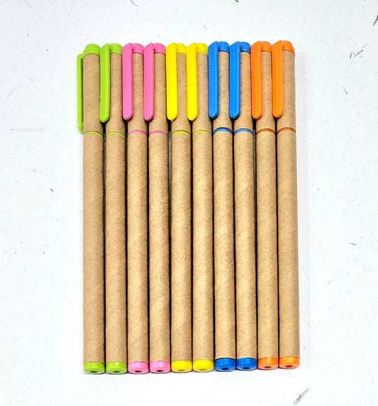 Eco paper pen (10 pcs)