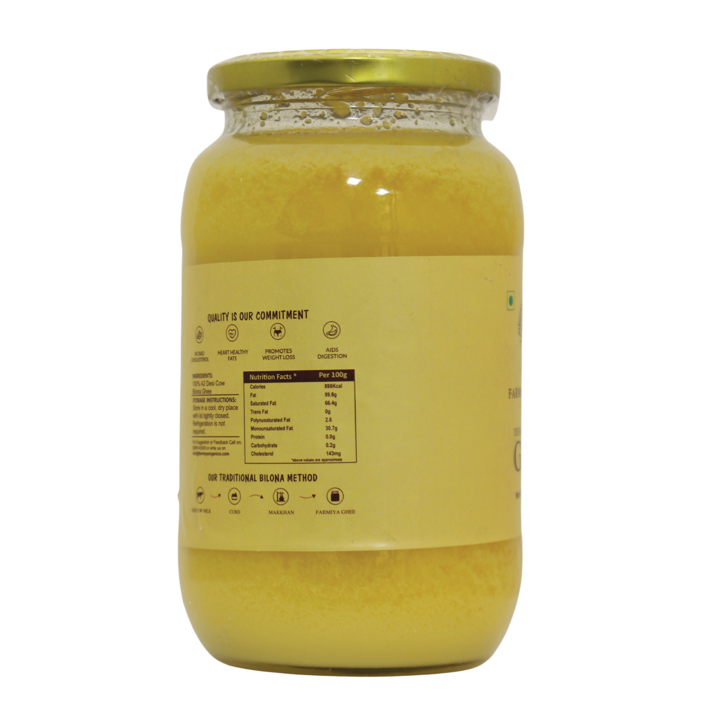 Desi Cow A2 Bilona Ghee