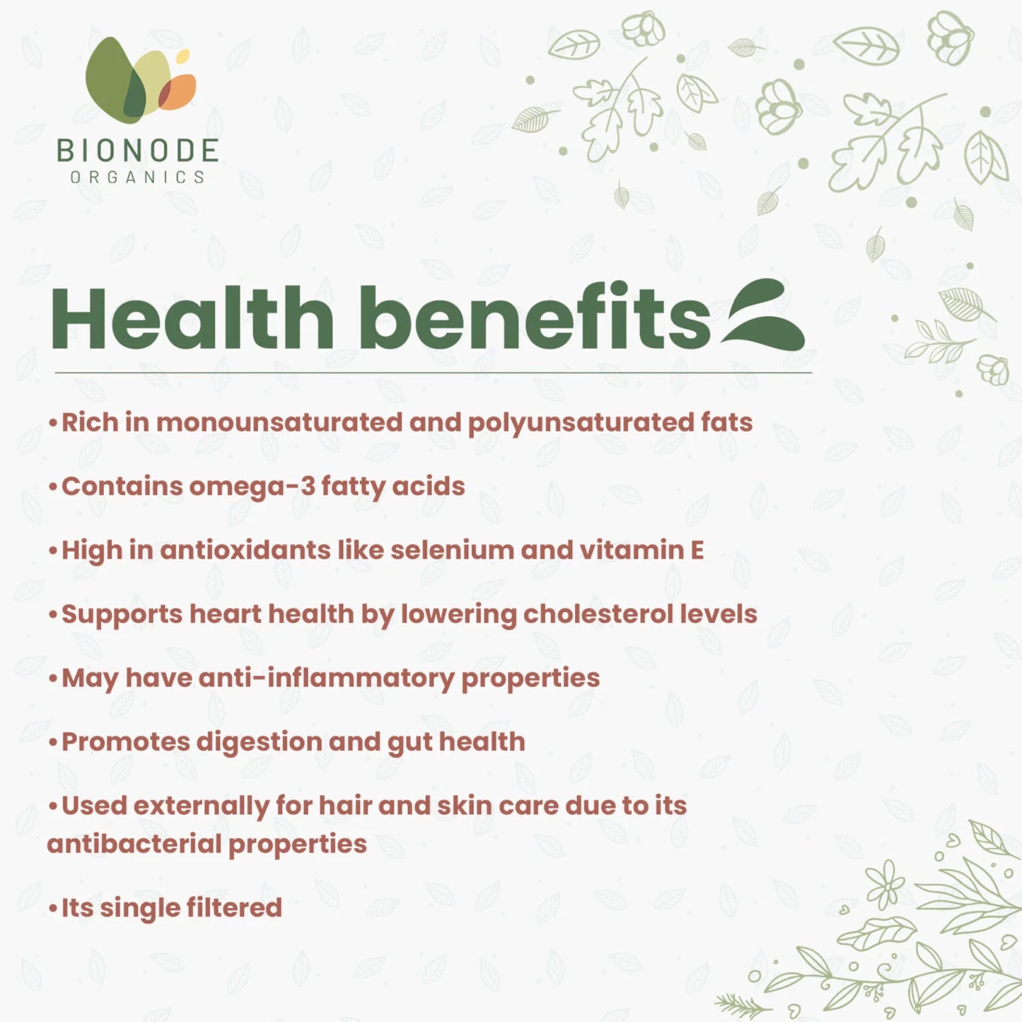 Bionode Organic Cold Pressed Mustard Oil