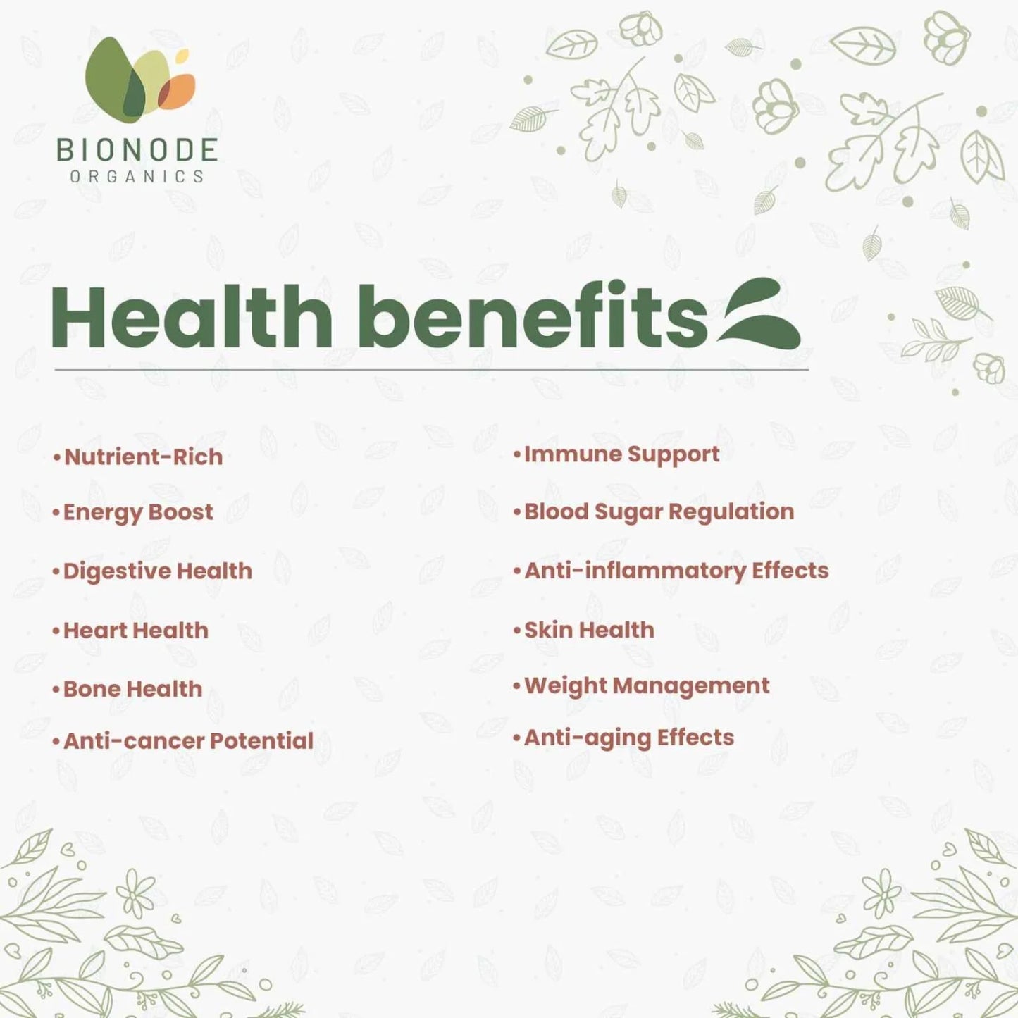 Bionode Organic Moringa Powder