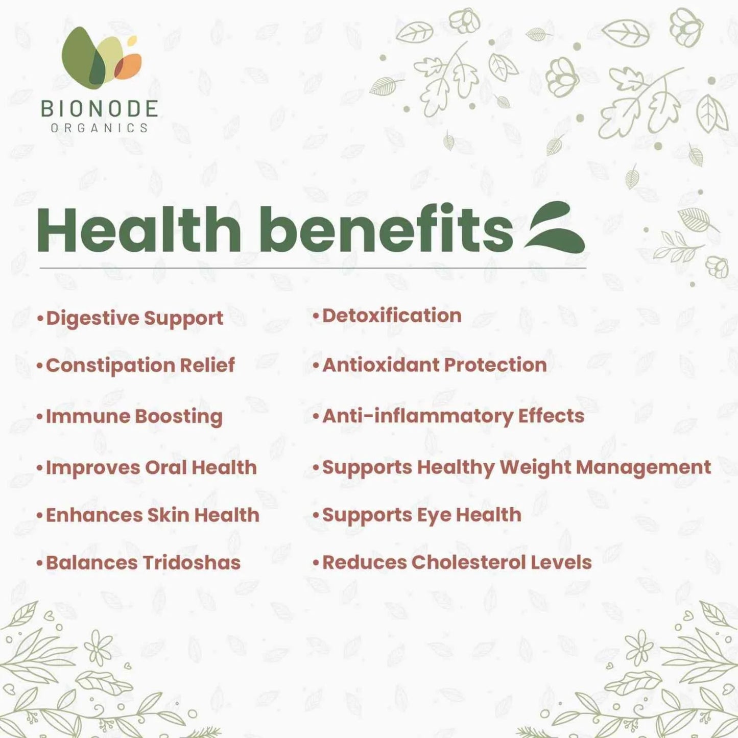 Bionode Organic Triphala Powder