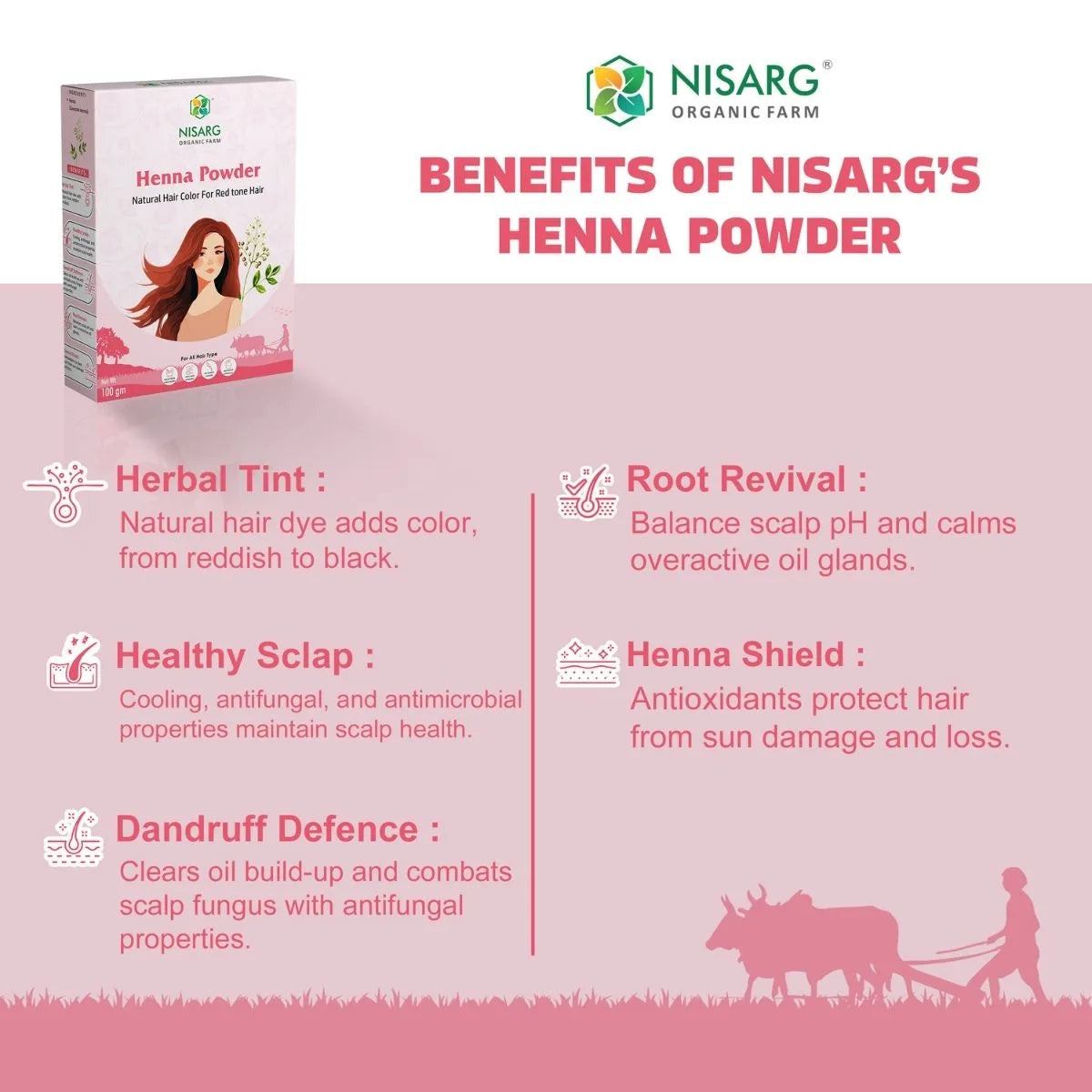 Organic Henna Leaf Powder