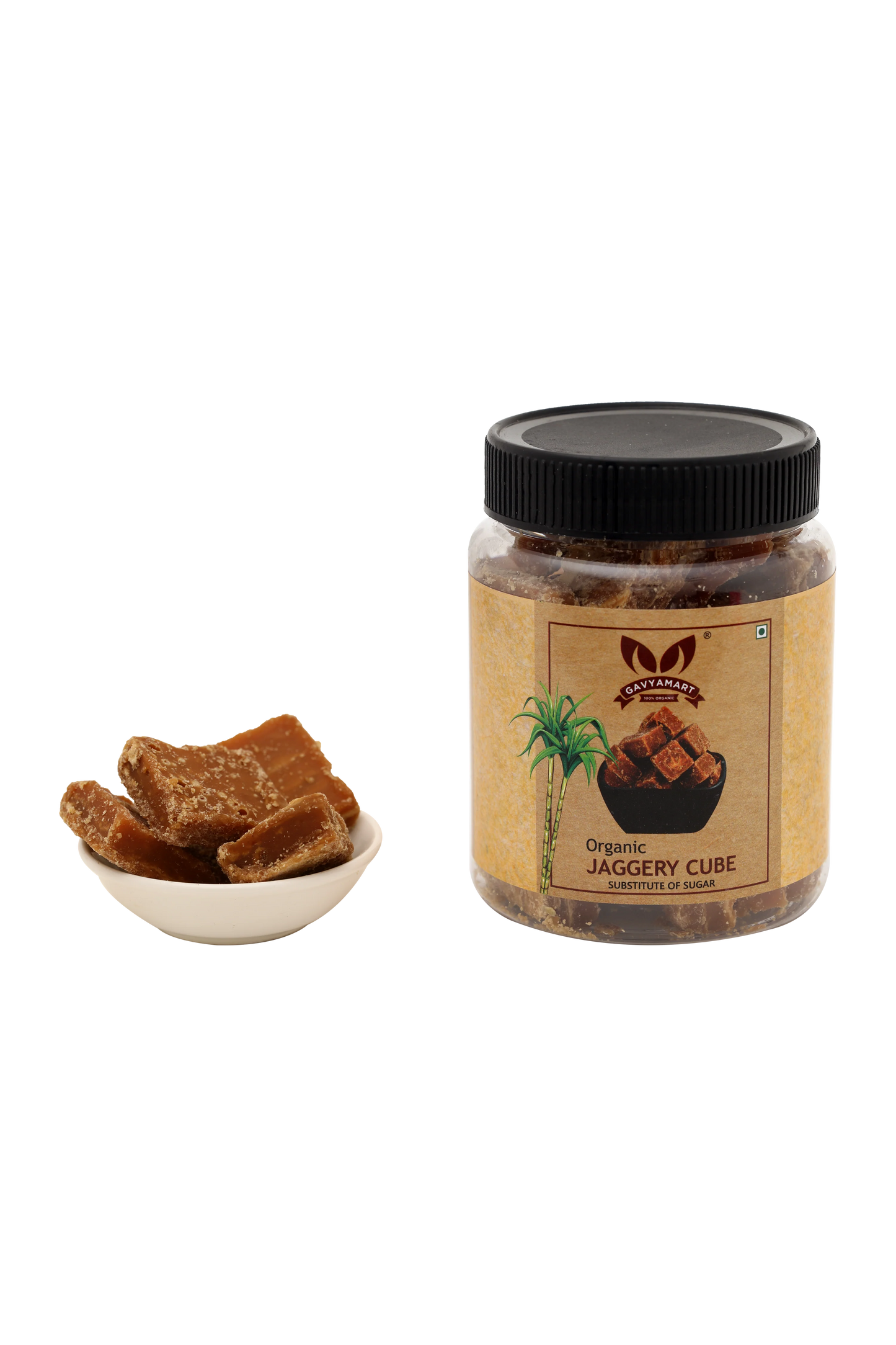 Gavyamart Organic Pure Chemical Free Gur Jaggery Cube