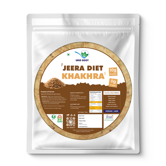LandRoot Organic Jeera Dite Khakhra