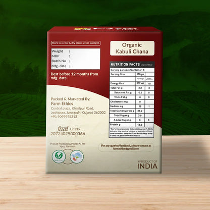 Organic Kabuli chana