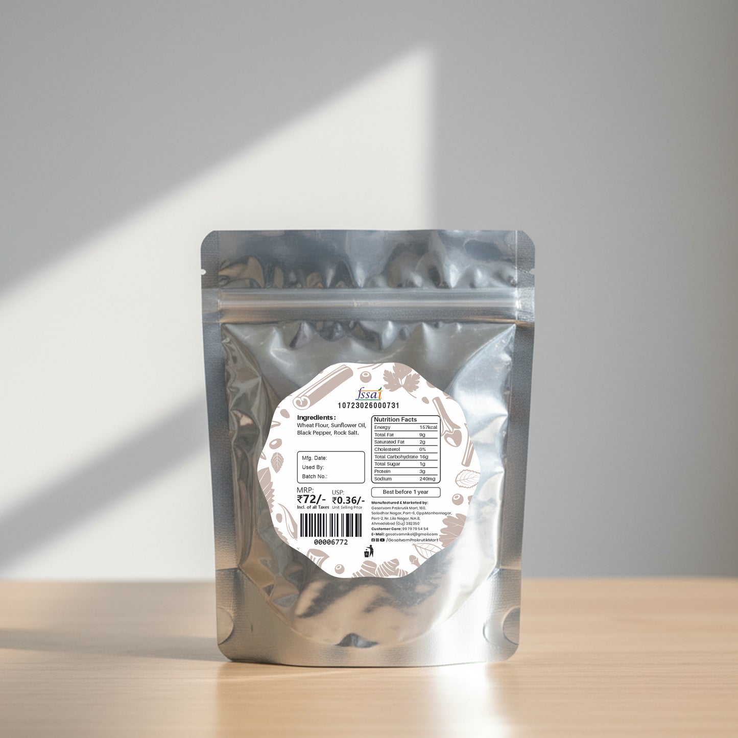 BLACK PEPPER BHAKHRI