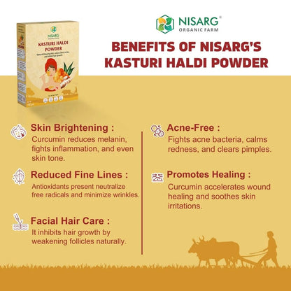 Organic Kasturi Haldi Powder