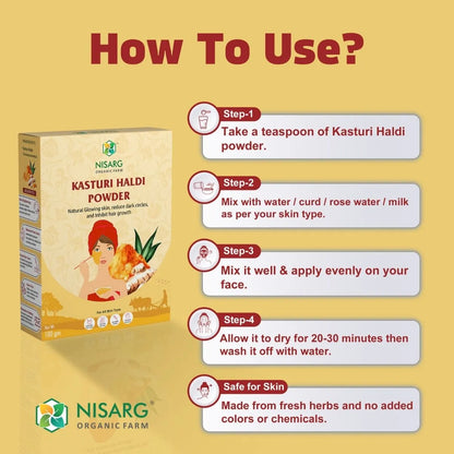 Organic Kasturi Haldi Powder