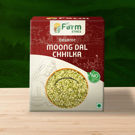 Organic Moong dal chilka