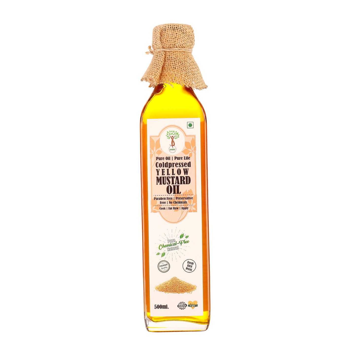 PURE & NATURAL COLD PRESSED MUSTARD OIL