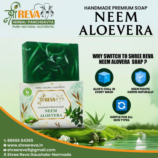 Shree Reva Herbal Handmade Soap -Neem