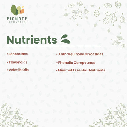 Bionode Organic Senna leaves Powder