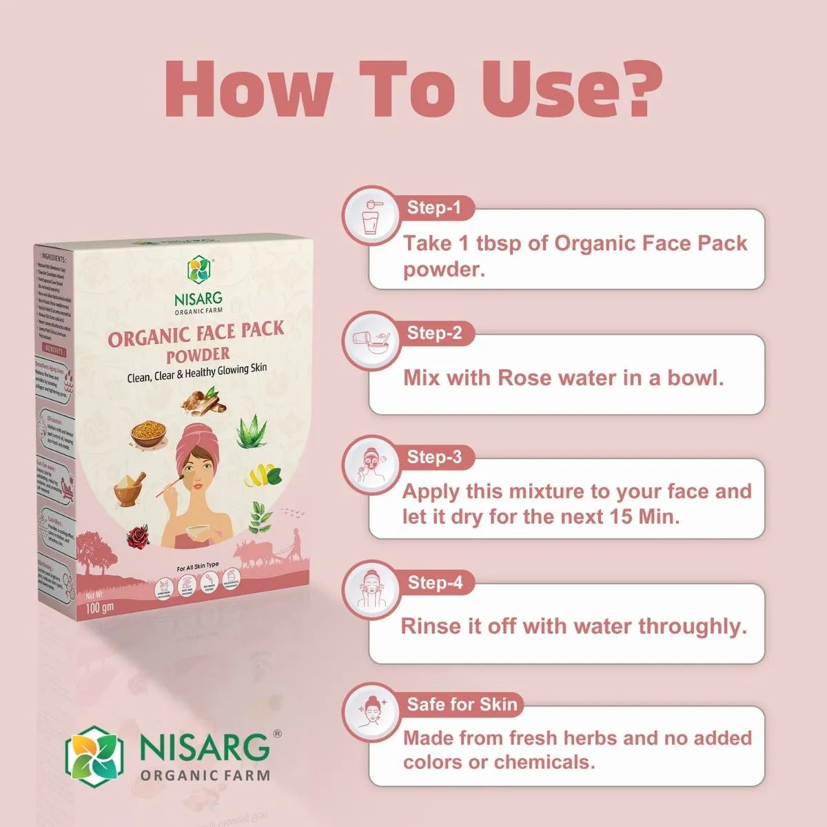 Organic Face Pack Powder