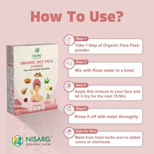 Organic Face Pack Powder