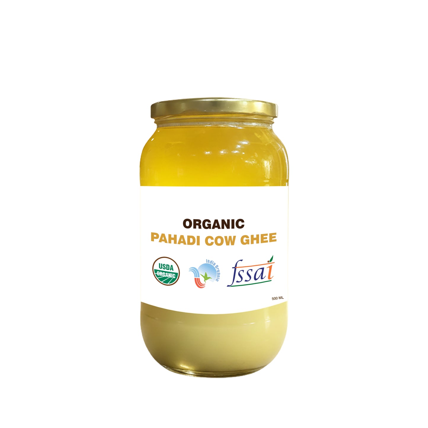 Organic Pahadi Cow Ghee 500 ML