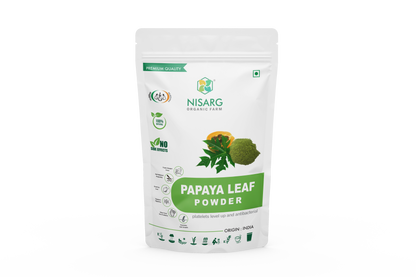 Papya leaf powder