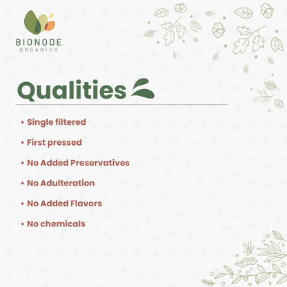 Bionode Organic Cold Pressed Groundnut Oil