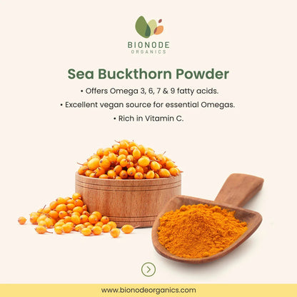 Bionode Organic Sea Buckthorn Berries Powder