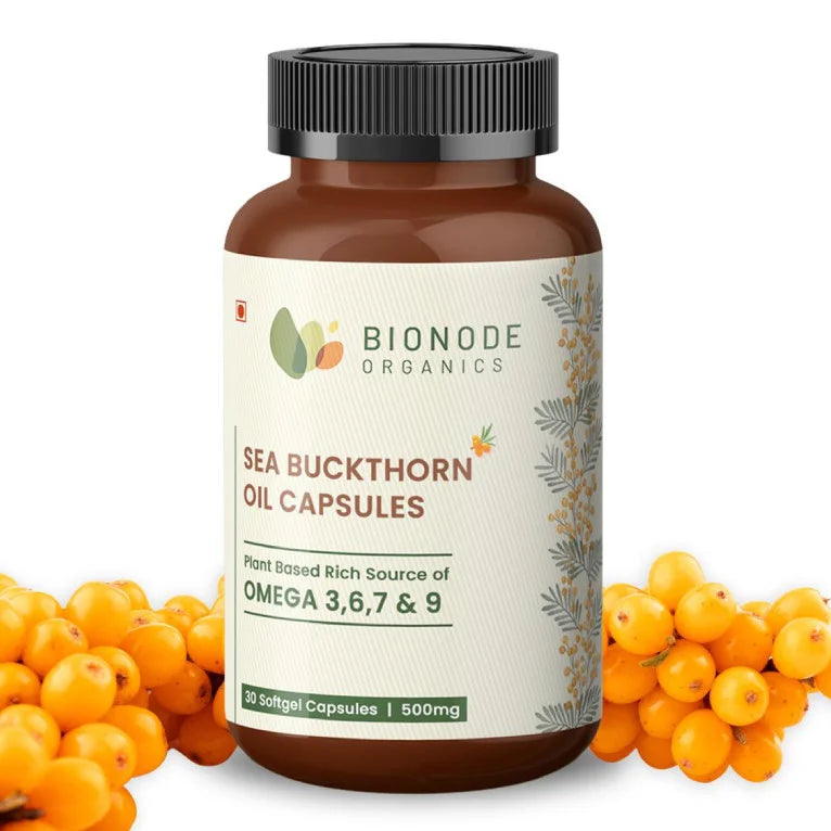 Bionode Organic Sea Buckthorn Oil Capsules