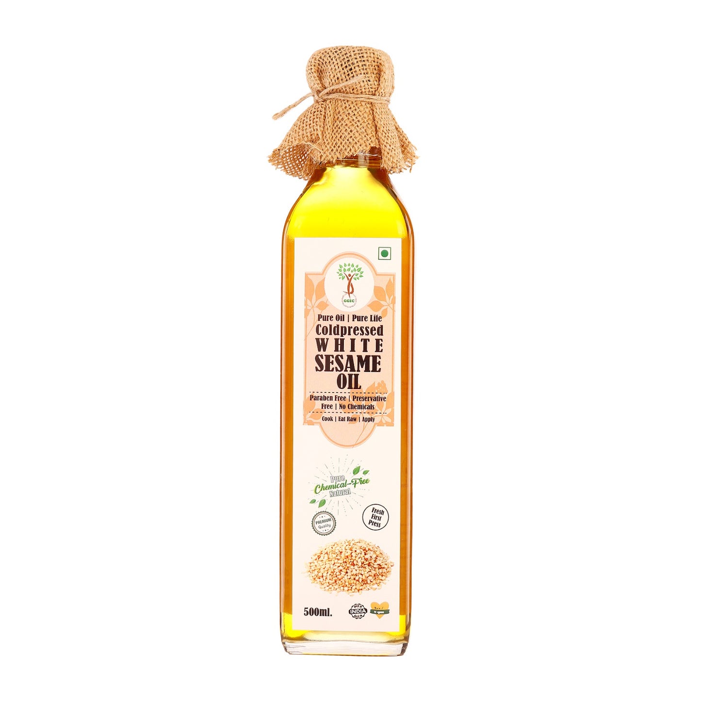 PURE & NATURAL COLDPRESSED SESAME OIL