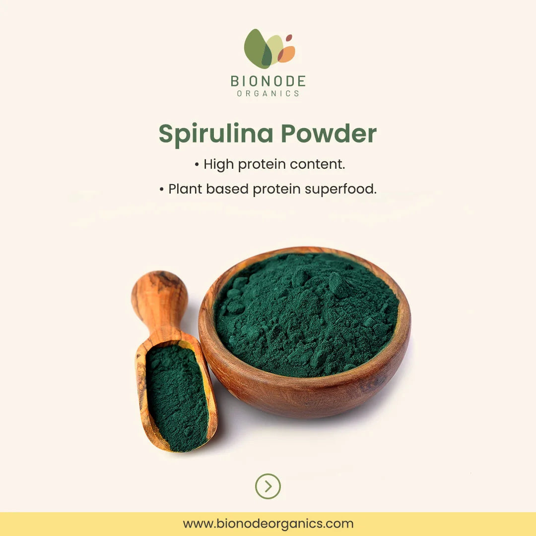 Bionode Organic Spirulina Powder
