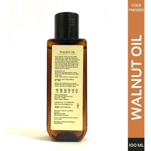 Himalayan Walnut Oil 100 ml - Cold Pressed - Akhrot Ka Tel