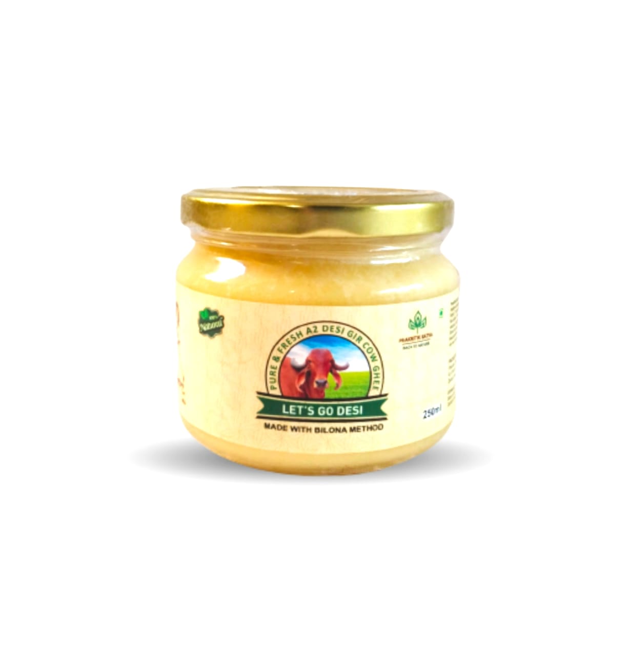 Organic A2 Gir Cow Ghee-250ml