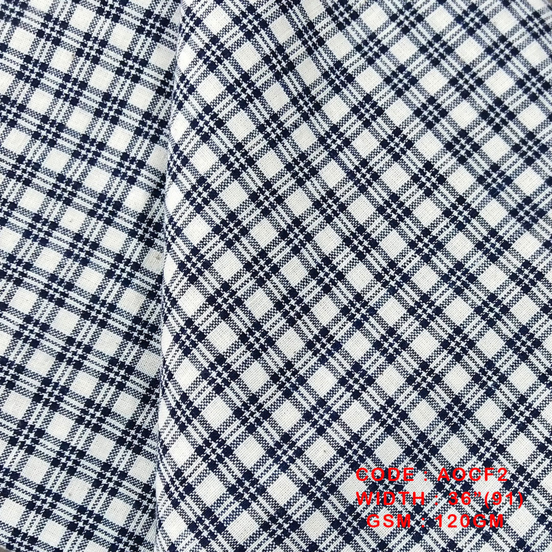 ORGANIC COTTON CHECKS HANDLOOM FABRICS