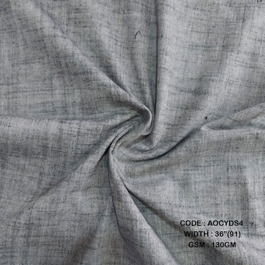 HERBAL YARN DYED SLUB BLACK ( 130 GSM AOCYDS4 )