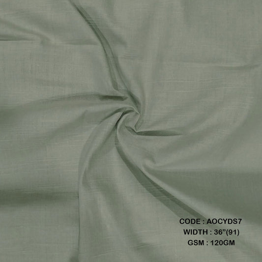 HERBAL YARN DYED SLUB DARK WALNET ( 120 GSM AOCYDS7 )