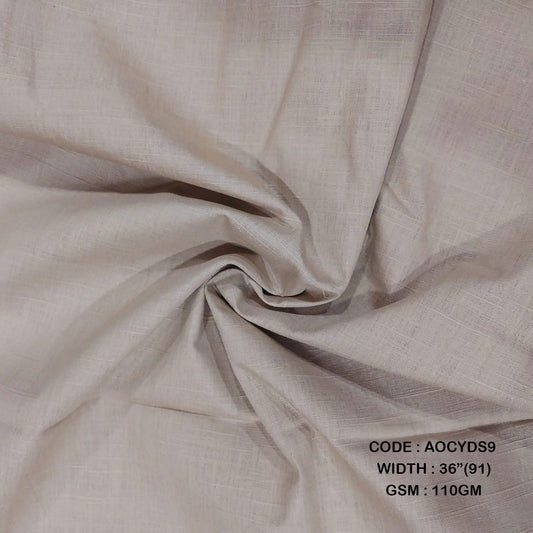 HERBAL YARN DYED SLUB SAND ( 110 GSM AOCYDS9 )