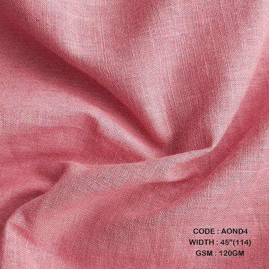 ORGANIC NATURAL DYED PINK ( 120 GSM AOND4 )