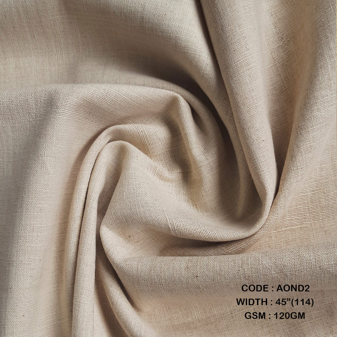 ORGANIC COTTON NATURAL DYED HANDLOOM FABRICS