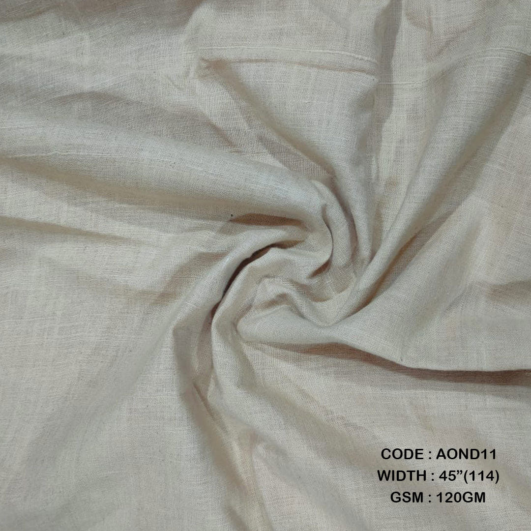 ORGANIC COTTON NATURAL DYED HANDLOOM FABRICS