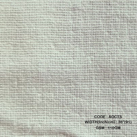 SINGLE TWISTED COTTON BLEACHED ( 110 GSM AOCTS )