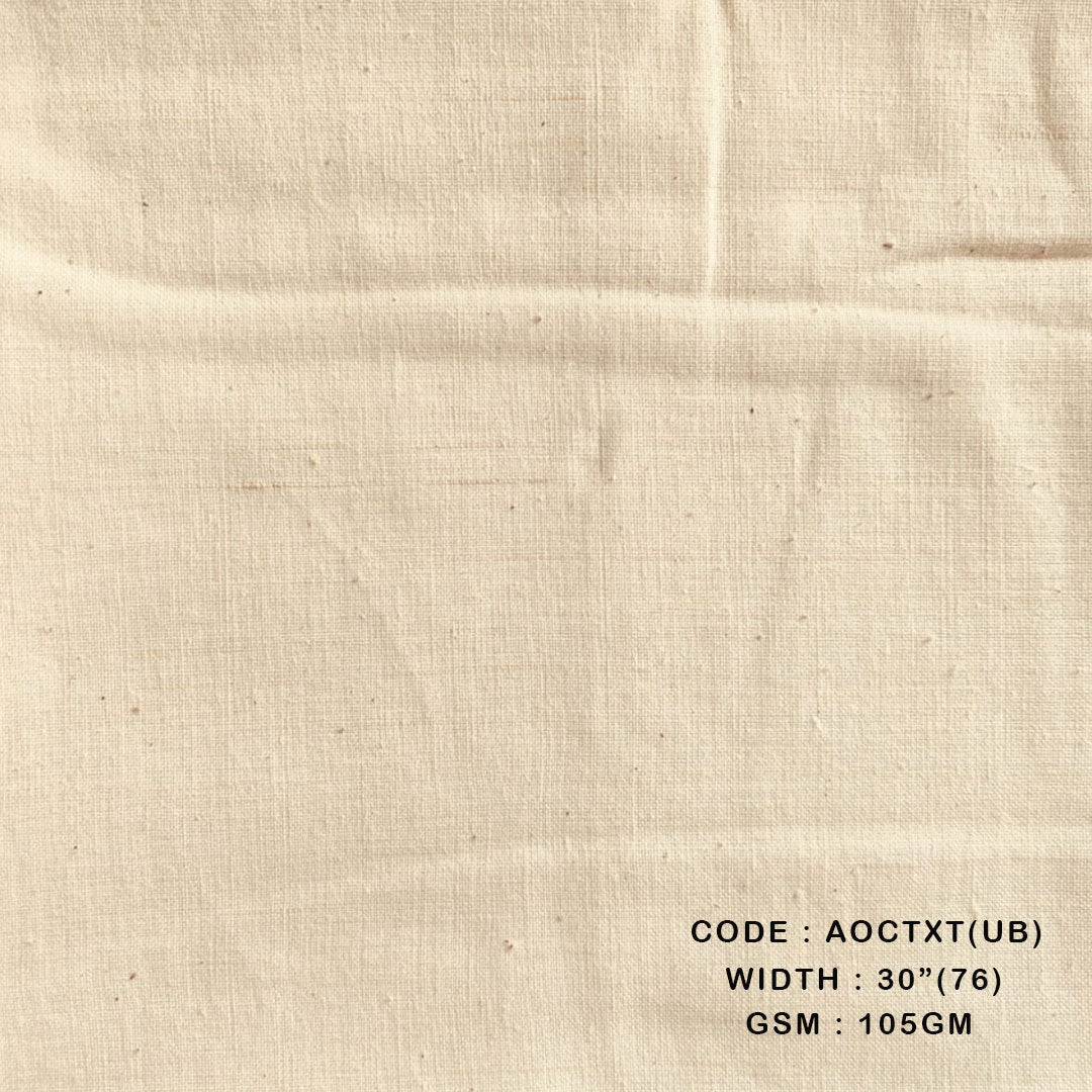 ORGANIC COTTON UNBLEACHED FABRICS