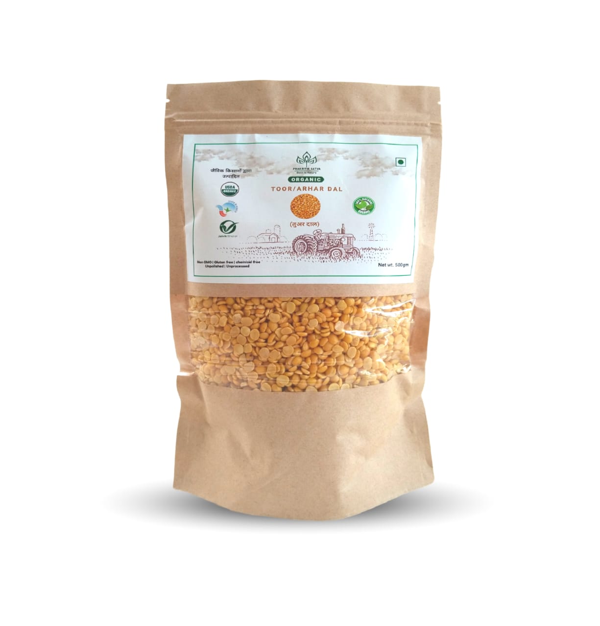 Organic Toor Dal-1kg