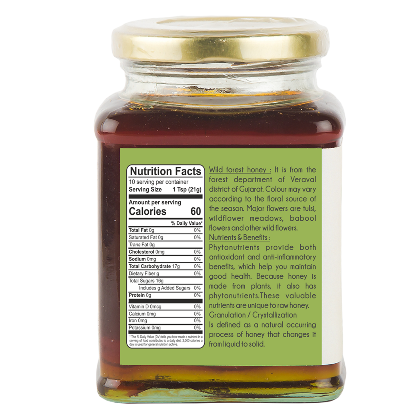 Organic Wild Forest Honey 200 GM