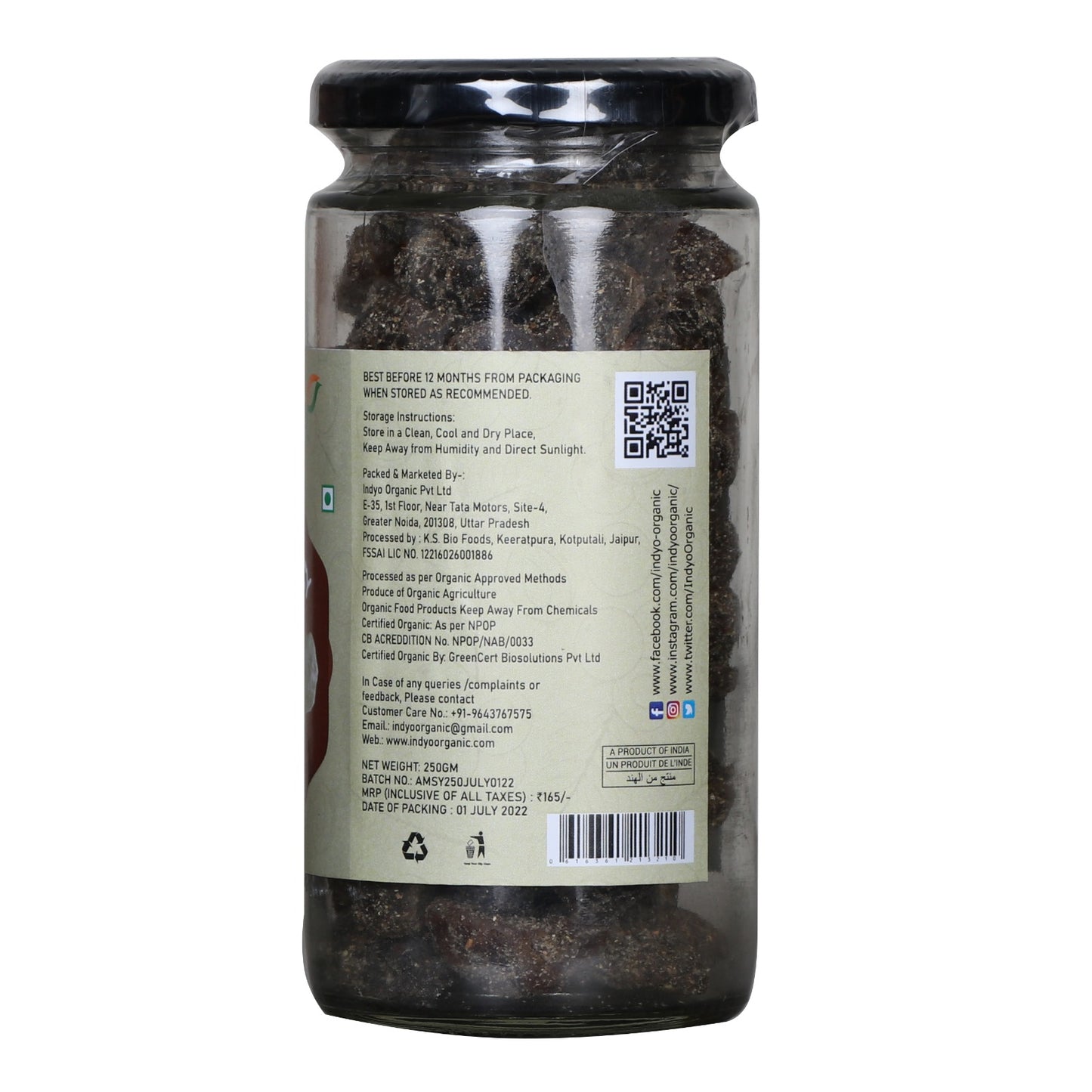 Organic Amla Spicy- 250g