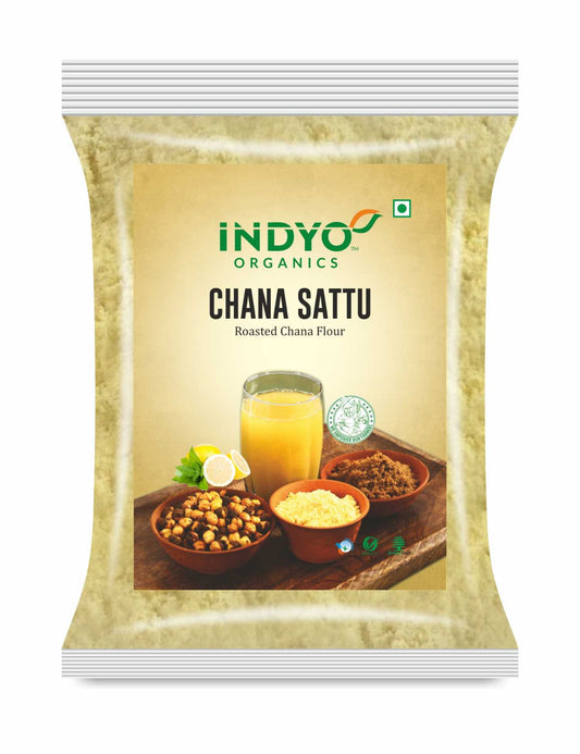 Organic Chana Sattu (Roasted Chana Flour) 500g