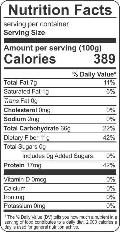 Organic Jumbo Rolled Oats 500 GM